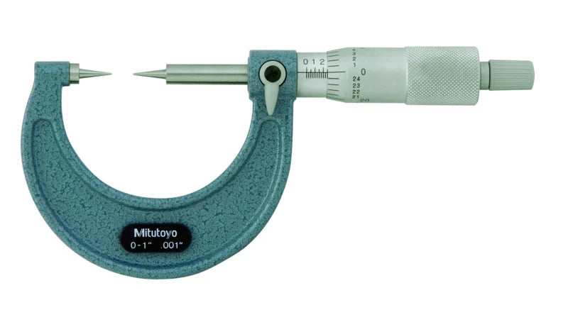 Point Micrometer with Hardened Tip