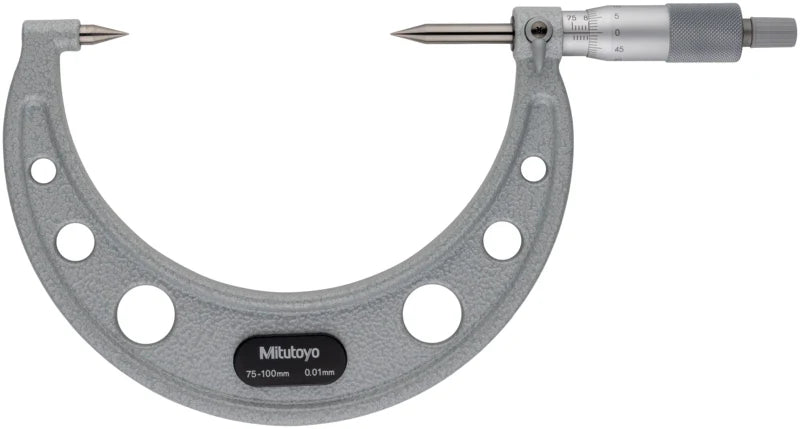 Point Micrometer with Hardened Tip