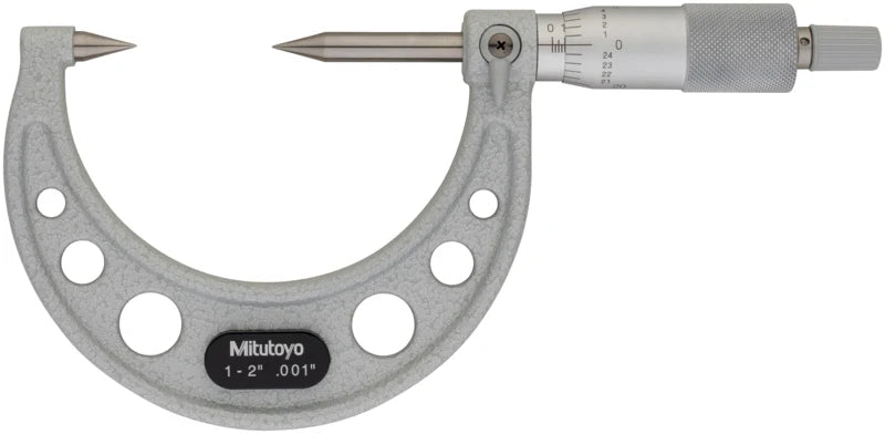 Point Micrometer with Hardened Tip