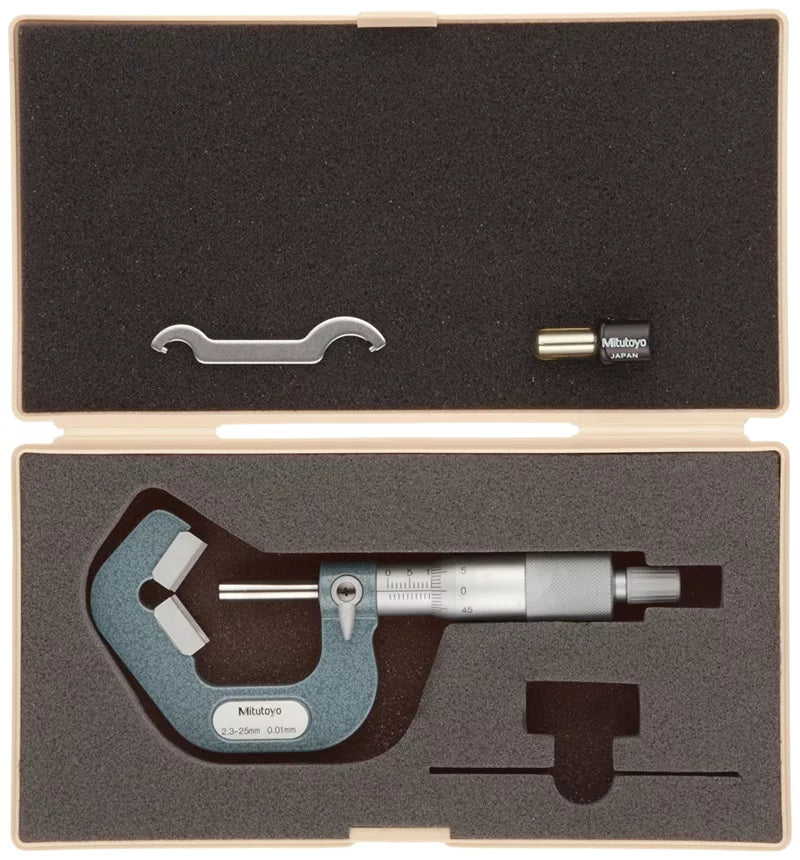 5 Flute V-Anvil Micrometer