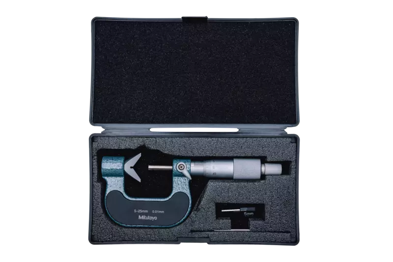 5 Flute V-Anvil Micrometer