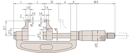 Caliper Jaw Micrometer