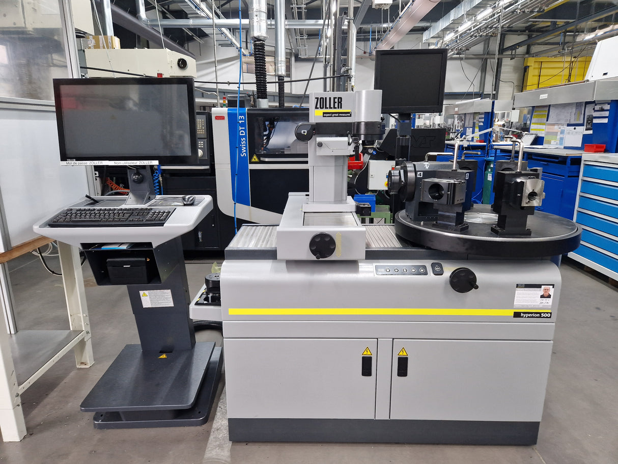 Zoller Hyperion 500 kalibratiemachine | Gereedschapsmeting met hoge precisie