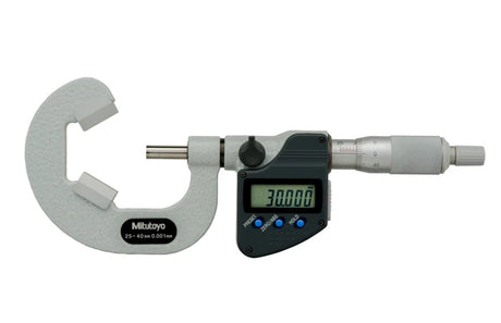 Digital 3 Flute V-Anvil Micrometer