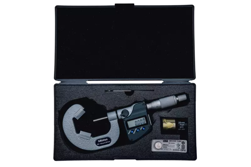 Digital 3 Flute V-Anvil Micrometer