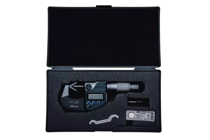 Digital 3 Flute V-Anvil Micrometer