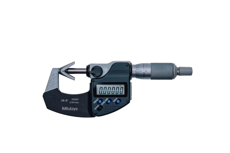 Digital 3 Flute V-Anvil Micrometer