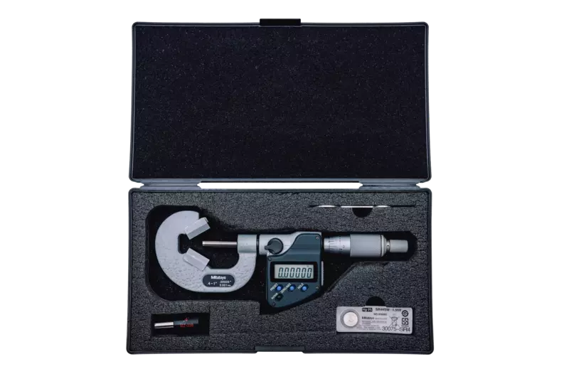 Digital 3 Flute V-Anvil Micrometer