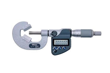 Digital 3 Flute V-Anvil Micrometer