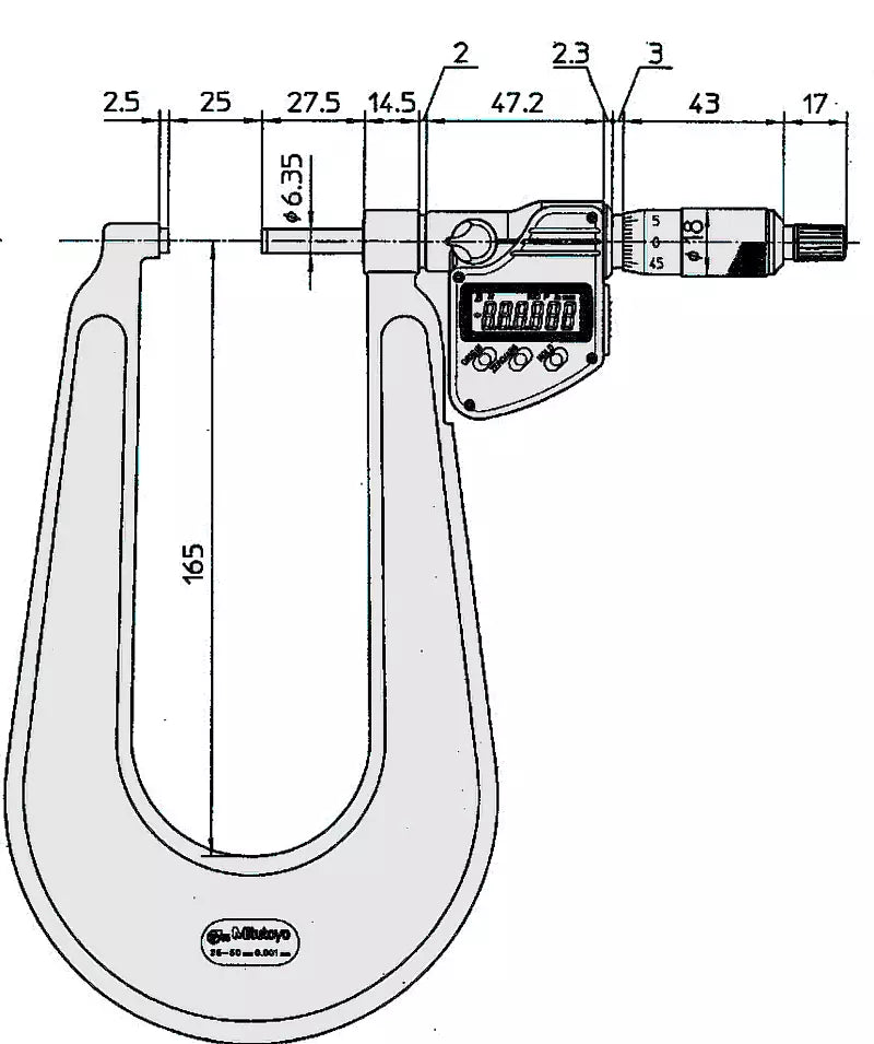 Digital Sheet Metal Micrometer