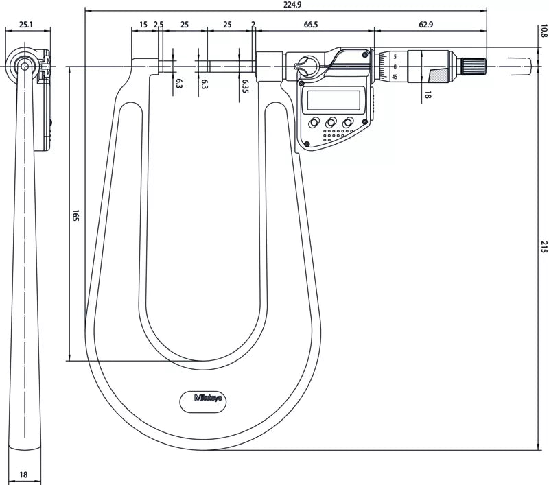 Digital Sheet Metal Micrometer