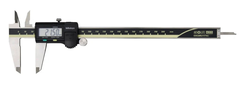 Digital ABS AOS Caliper with ID/OD Measurement and Carbide-Tipped Jaws