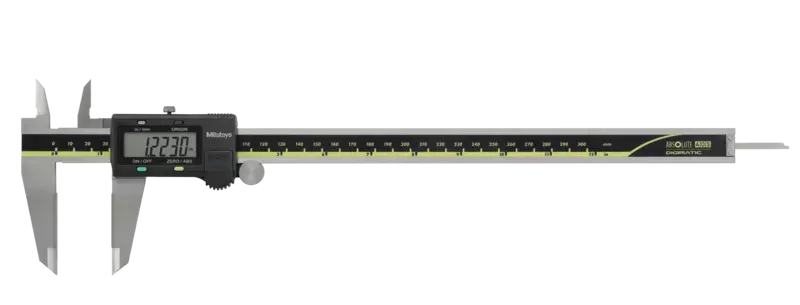 Digital ABS AOS Caliper with OD Measurement and Carbide-Tipped Jaws