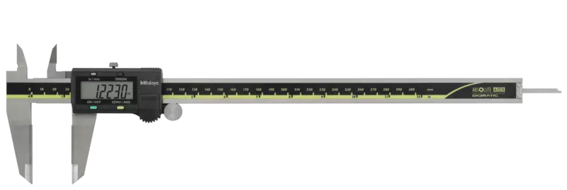 Digital ABS AOS Caliper with ID/OD Measurement and Carbide-Tipped Jaws