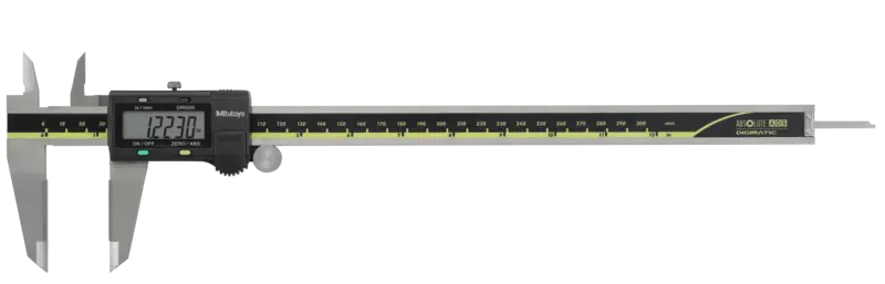 Digital ABS AOS Caliper with OD Measurement and Carbide-Tipped Jaws