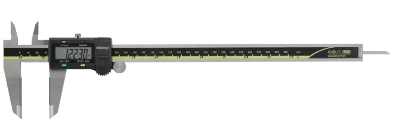 Digital ABS AOS Caliper with ID/OD Measurement and Carbide-Tipped Jaws