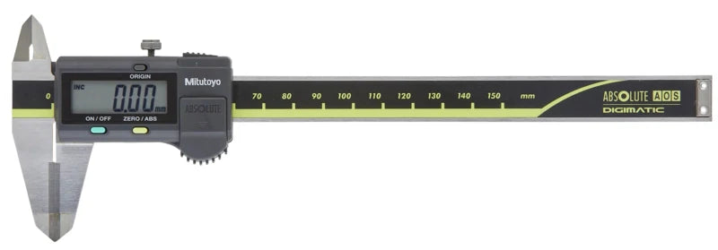 Digital ABS AOS Caliper with OD Measurement and Carbide-Tipped Jaws