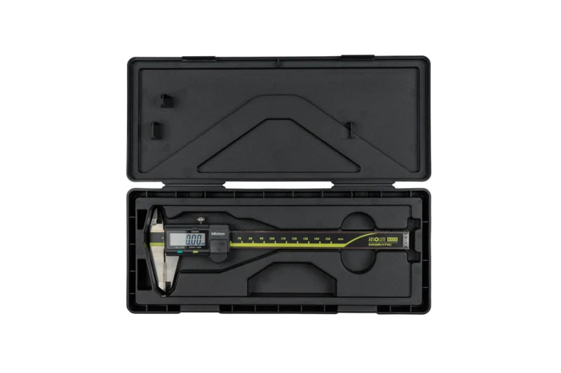 Digital ABS AOS Caliper with ID/OD Measurement and Carbide-Tipped Jaws