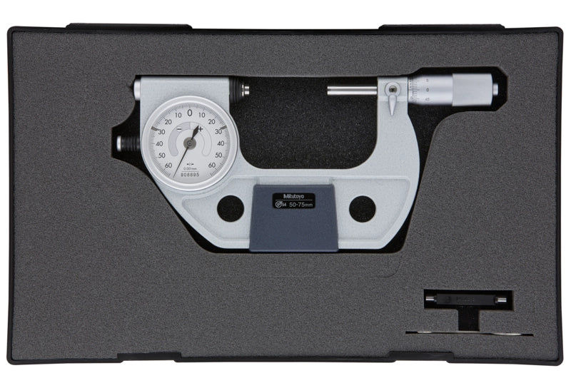 Indicating Micrometer with Button Left