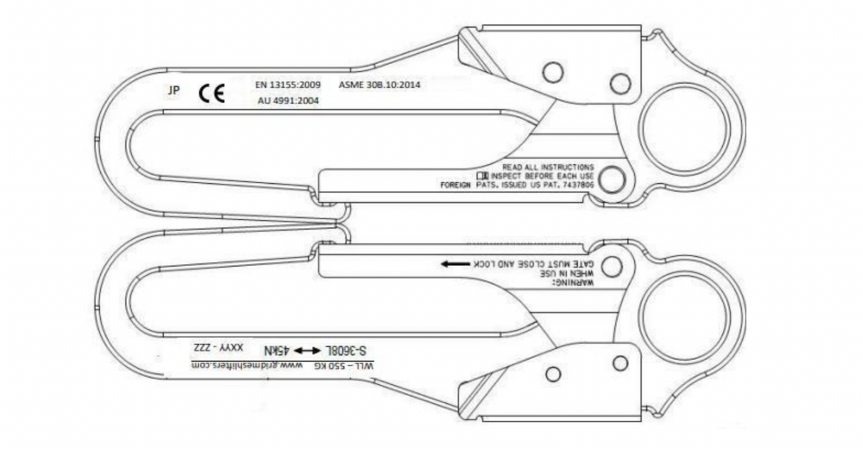 The Grid Hook Gold – Walkway Grating Lifting Device