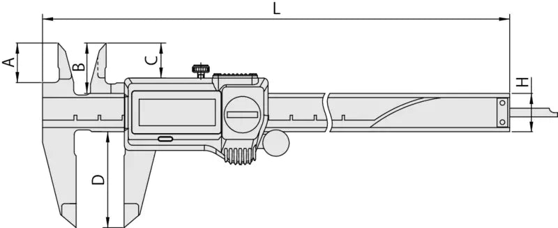 Digital ABS Caliper CoolantProof IP67