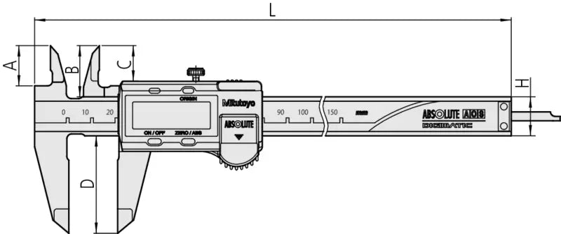 Digital ABS AOS Caliper